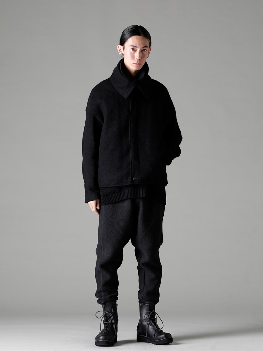 DEVOA 22-23AW ハイネックジャケット ブラックスタイリング - FAS