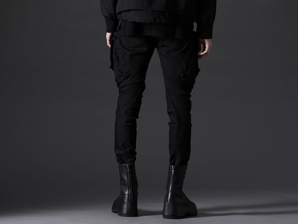 The Viridi-anne 2022-23AW Tactical Jacket Black Styling