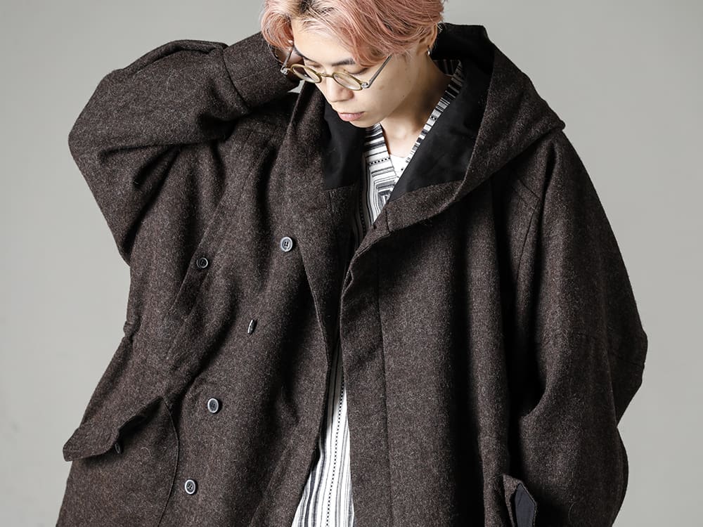 JAN-JAN VAN ESSCHE 22-23AW Hooded Coat Style - FASCINATE BLOG