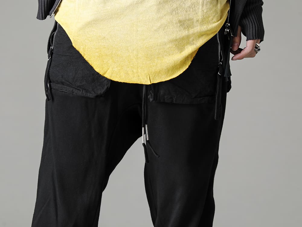 BORIS BIDJAN SABERI-Boris Bidjan Saberi 22-23AW(autumn and winter) Styling - P18 wearing style Standard sweatpants to complement the shoes P18 124-P18.1-P18.1 F0409C - BAMBA2.1-PERFORATED-LEATHER- WHITE-SOLE - Bamba 2.1 Perforated Leather / White Sole 3-003