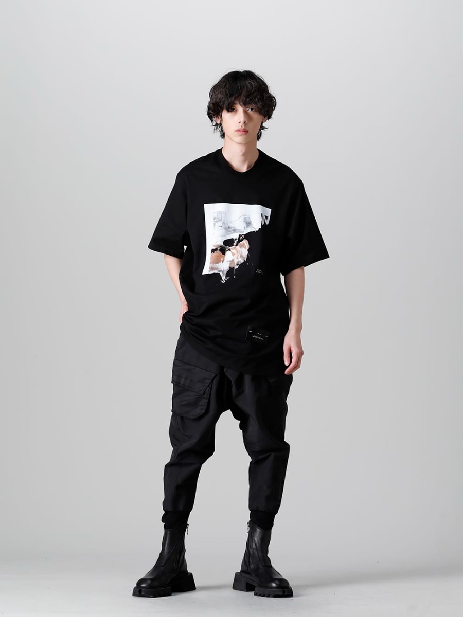 ユリウス 2022-23AW - JULIUS(ユリウス) 2023PSコレクションより第2弾目のアイテムがデリバリー！只今より店頭・通販共に販売スタート！   - 807PAM1-Black(コットンスウェット サルエルパンツ ブラック) - 2-001