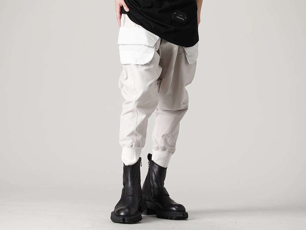 ユリウス 2022-23AW - JULIUS(ユリウス) 2023PSコレクションより第2弾目のアイテムがデリバリー！只今より店頭・通販共に販売スタート！   - 807PAM1-Light-Gray(コットンスウェット サルエルパンツ ライトグレー) - 2-008