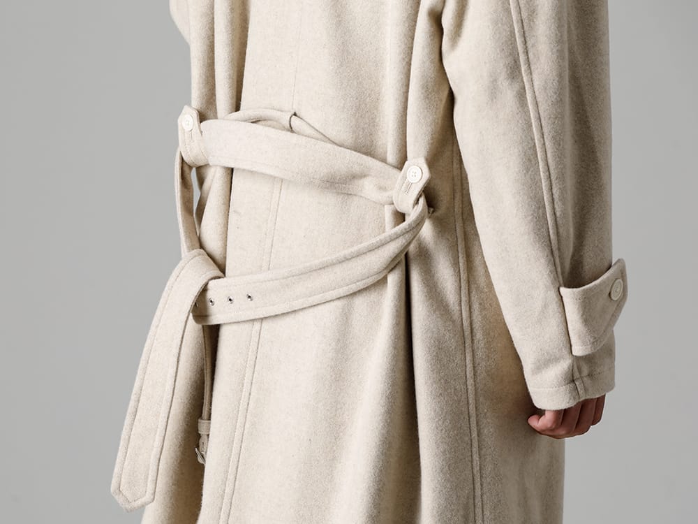 Ground Y - グラウンド ワイ 2022-23AW ベルトがポイントになる洗練されたデザイン  - GE-C02-101 - モーターサイクル ビッグコート - IH-22FW-B014-FJ-Black - ミドル レングス シャツ Black 2-003