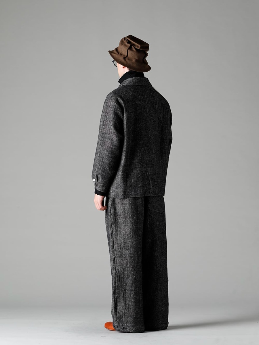 KLASICA(クラシカ) 22-23AW(秋冬)  着る人を選ばずに楽しめるアイテム - 22C-41SHJ-MMD ラインド シャツ ジャケット - クラッシック ヘリング ボーン - TTW-wn ウール ボトルネックニット ブラック - 22C-42TRS-GARNER ワイド ストリング トラウザー - クラッシック ヘリング ボーン - Derby-W-Hidden-Laces- Kangaroo-Natural W. ヒドゥン レース ダービーシューズ カンガルー ナチュラル - RH-PK-006-Brown メランジ イージリーバーン ラビット ファー フェルト ロング ハット ブラウンMEL EB - RG0161ZC RG0161ZC ユニブラック & ホワイト / クリア 1-003