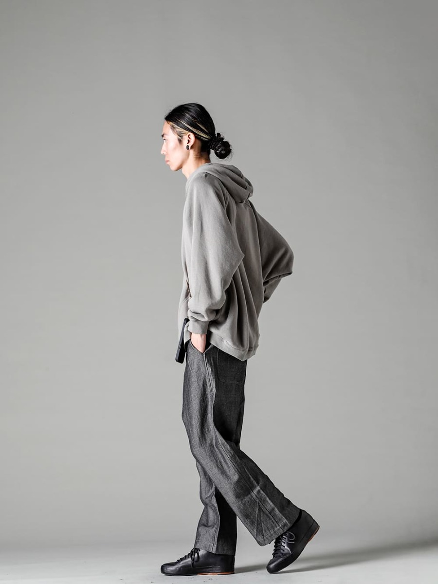 ZIGGY CHEN-ジギーチェン シーズン クリーニング面での扱いの手軽さも魅力的なスウェットフーディ - O14SW2-Taupe-吊り網フーデットスウェット トープ 3-002