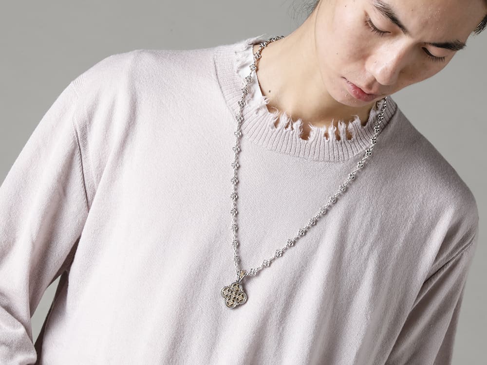 UMA WANG-UMA WANG 22-23AW(Autumn/Winter) Styling - UMA WANG Cashmere Sweater Cashmere knitwear that will surely be an innerwear item for the coming season UM6507-Jade Jacket - UK7553-Off-White-Long sleeve Knit top. Off-White 3-005