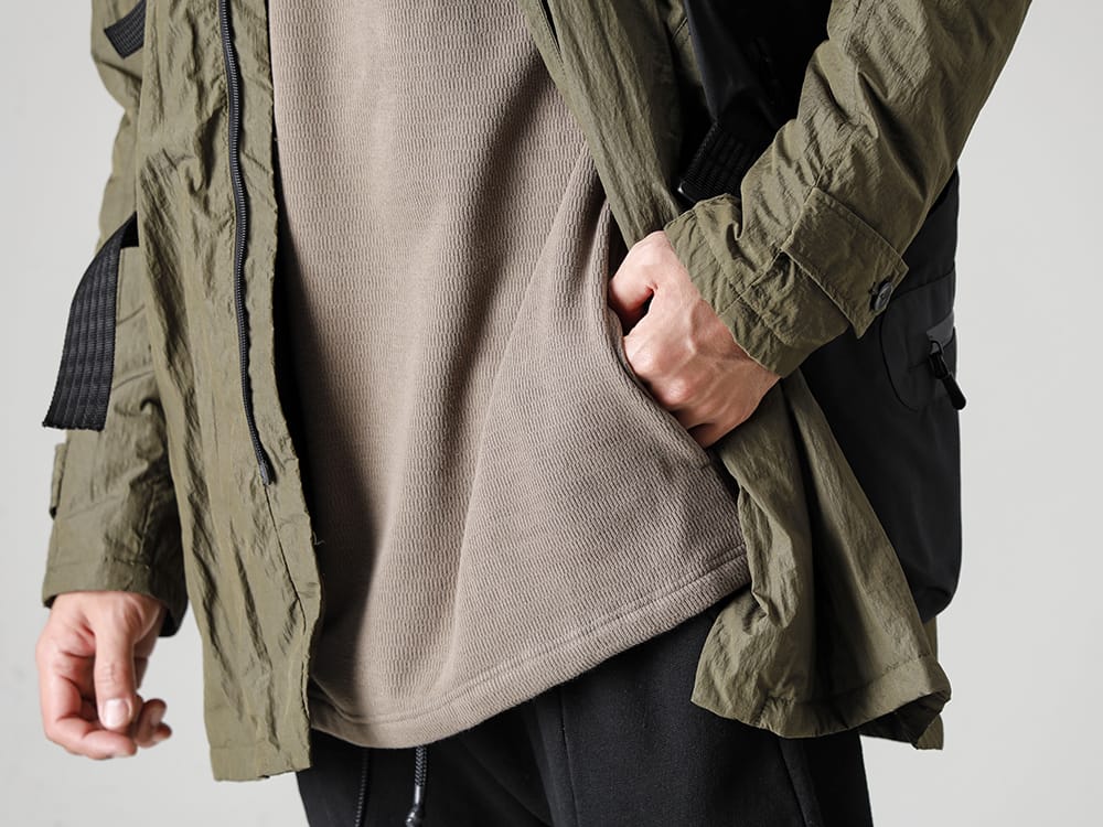 RIPVANWINKLE 2022-23AW Solid jersey with less fluff on the fabric surface and superior durability. RB-430-Deep-Black - Bush easy Jersey deep Black- A06FW735-black-black - Original sole leather hi-top sneaker Black / Black Black / Black 3-001