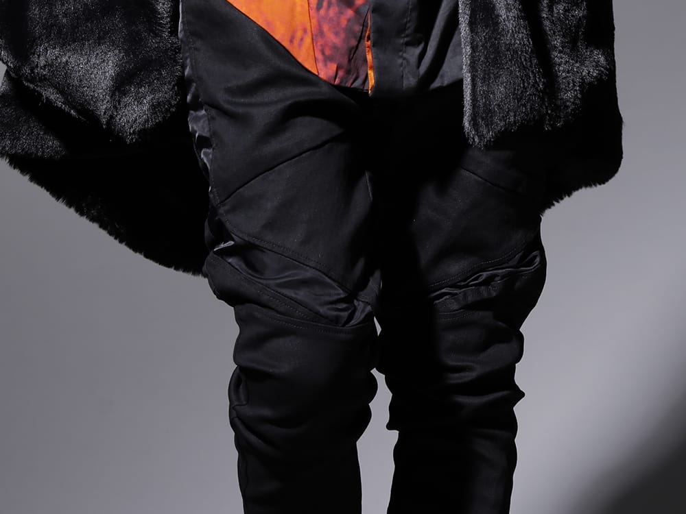 ユリウス 2022-23AW - すっきりとしたラインを際立たせるパンツとコレクション性の高いブーツ - 797PAM9-BK(10oz ストレッチデニム コーティング スキニーパンツ) - 3-004