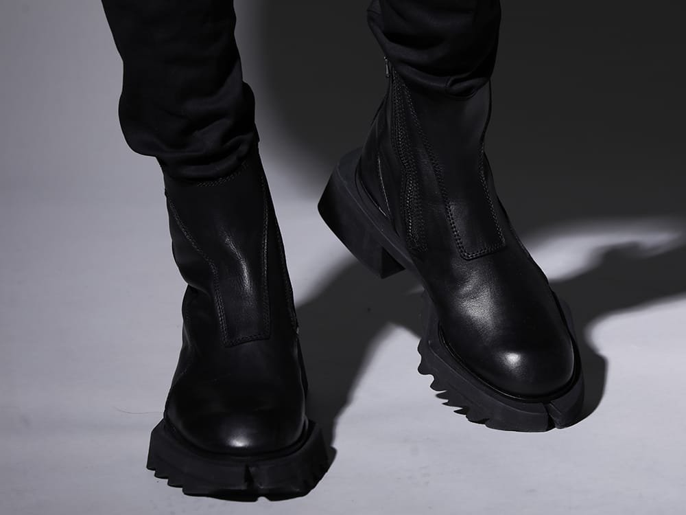 797FWM1(カウレザー サイド ジップアップ ブーツ) - 3-005