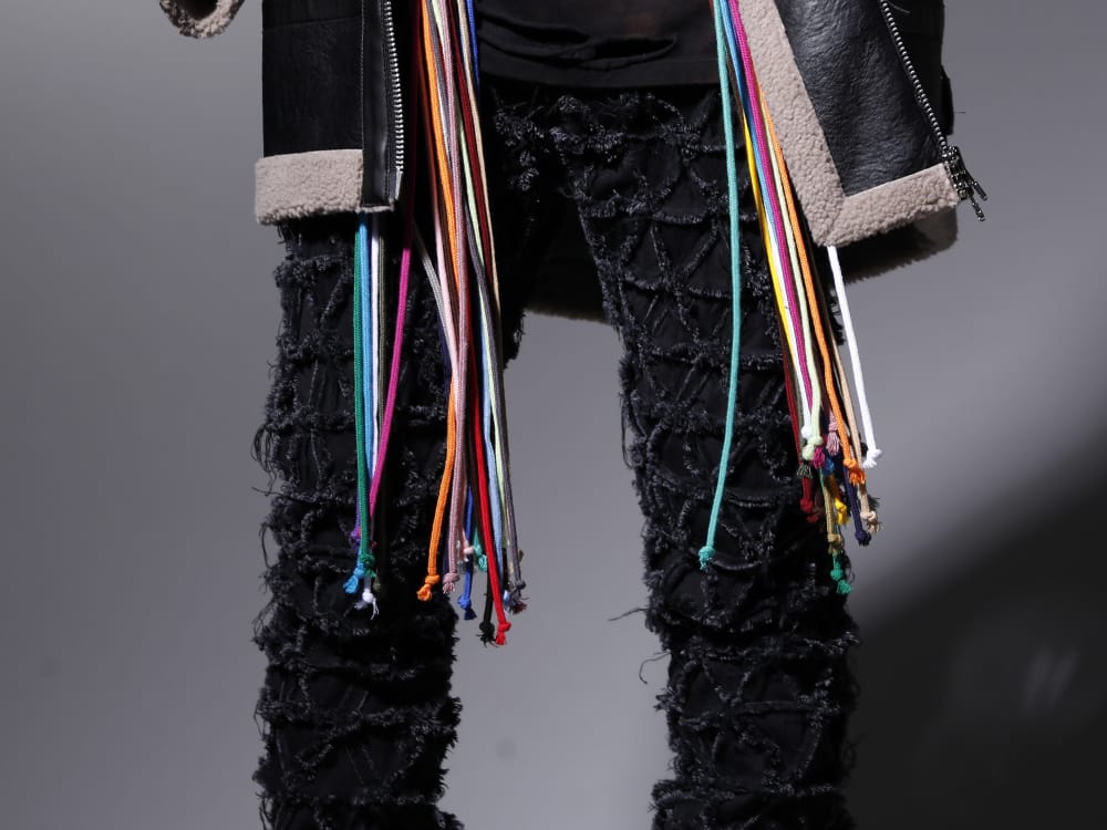 フェノメノン 2022-23AW - こだわり抜かれたデニムパンツが満を持して復刻 - ILLPT22A-009-black(デルタ デニムパンツ ブラック) - 3-004