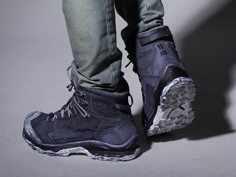 イレブン バイ ボリス ビジャン サベリ 2022-23AW - インディゴデニムに加工を施し、ユーズド感をプラス - BOOT2-GTX-BLACK-DYE-001(BOOT2 ゴアテックス ブラックダイ) - 3-009