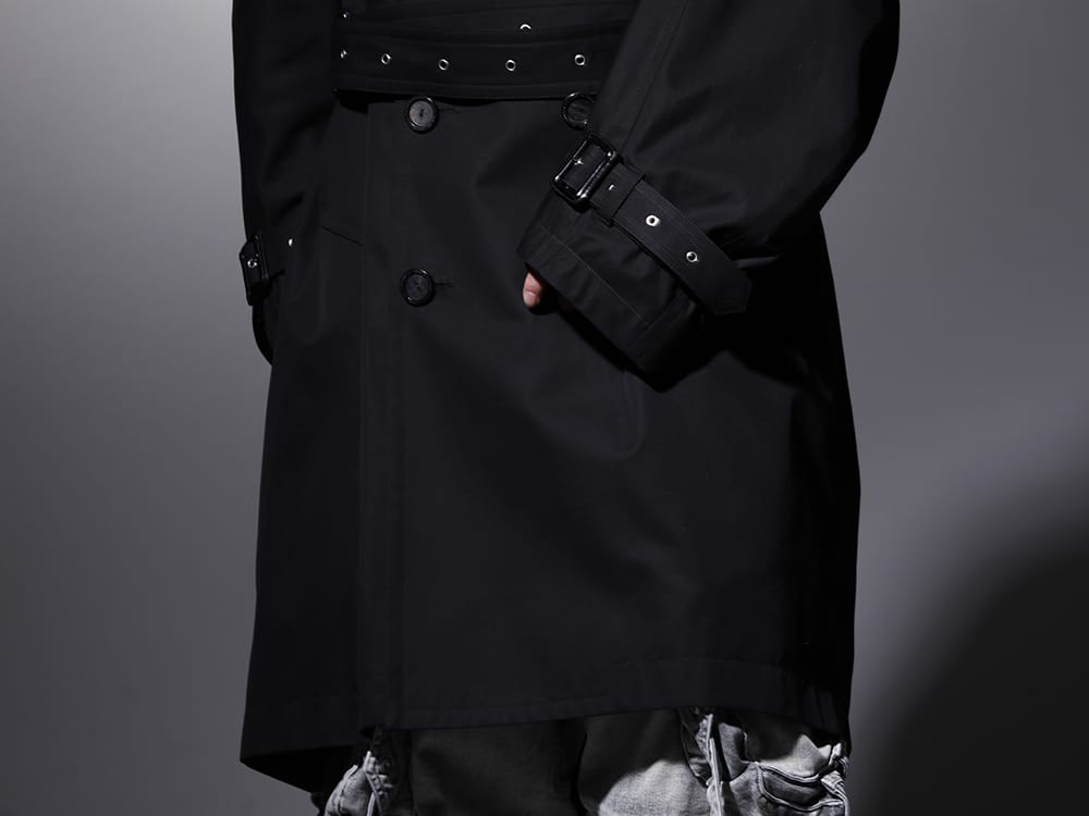タカヒロミヤシタ ザソロイスト 2022-23AW - A trench coat with fine details to enjoy. - sj.0010AW22(ダブルジップ バルーンシェイプド トレンチコート) - 2-006