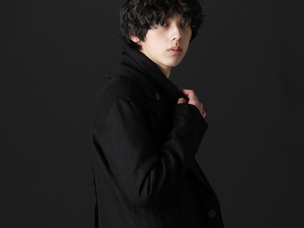 ヌード マサヒコマルヤマ / キリュウキリュウ 2022-23AW - ブランドらしいディテールのリバーシブルジャケット - NU-1651(リバーシブル オーバーサイズ ジャケット) KO-HT19-060(スムースブラッシュ ルーズ ハイネック) - 2-005