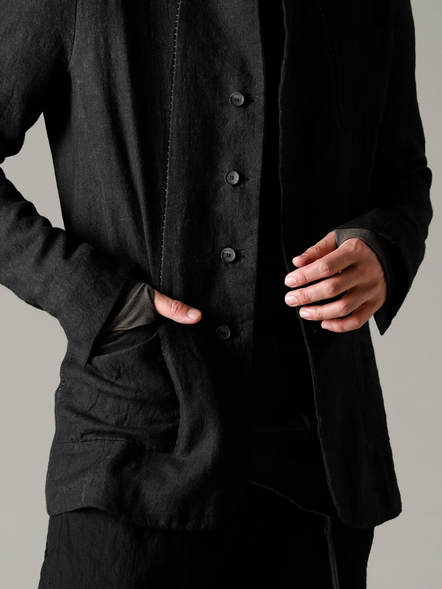 masnada(マスナダ) 22-23AW(秋冬) エレガントなイタリアンテーラリング ジャケット  - M2921 リバーシブル ジャケット - M2973 アイコニック バウンド トップ 2-001