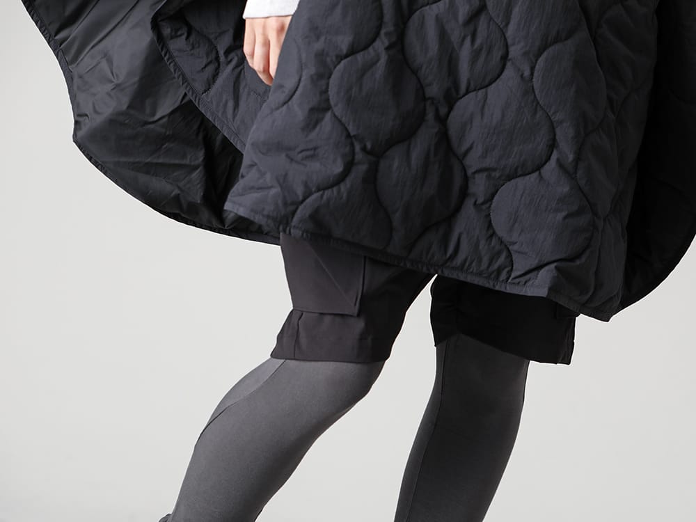 RIPVANWINKLE 2022-23AW ︎Transform your leggings style with charcoal gray of modal jersey leggings. - CS-2511 - Military Short Pants Black - RB-420-C.Gray - Modal Jersey Leggins C.Gray - SCV186C016 Black - Night Run Light Black 3-002