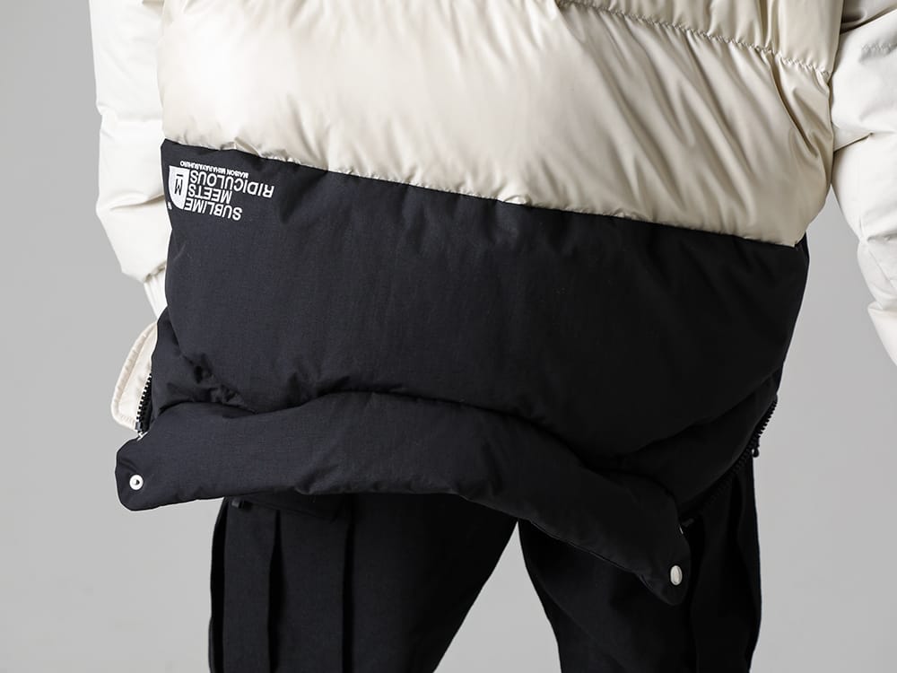 Maison MIHARAYASUHIRO - メゾン ミハラヤスヒロ 22-23AW 見出し2  - A09BL053-ボトムレイヤード ダウンブルゾン White 2-004