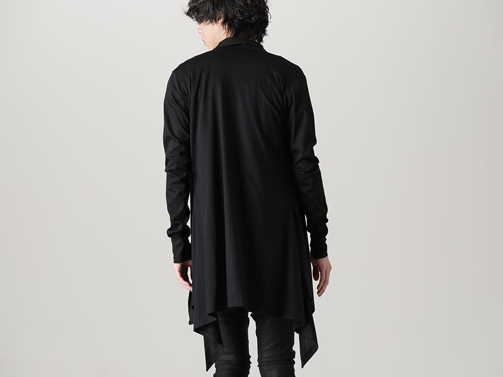 THE ONENESS 2022-23AW - THE ONENESS 2022-23AW collection is now available both in-store and online from now! - OB-OHT02-053-Black(Viscose Organic Frill Flare Cardigane Black) - 1-005