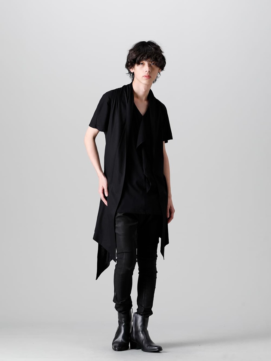 THE ONENESS 2022-23AW - THE ONENESS 2022-23AW collection is now available both in-store and online from now! - OB-TRN01-053-Black(Viscose Organic TERRON Black) - 1-009