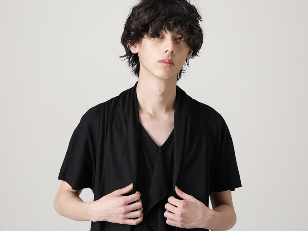 THE ONENESS 2022-23AW - THE ONENESS 2022-23AW collection is now available both in-store and online from now! - OB-TRN01-053-Black(Viscose Organic TERRON Black) - 1-014