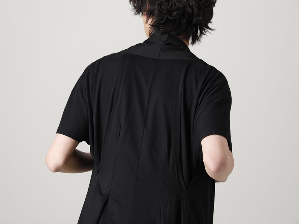 THE ONENESS 2022-23AW - THE ONENESS 2022-23AW collection is now available both in-store and online from now! - OB-TRN01-053-Black(Viscose Organic TERRON Black) - 1-016