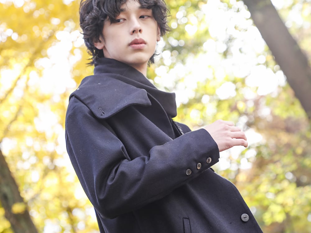 kujaku 2022-23AW - Vest that adds impact to minimalist style - KJ-22AW01(suzuran coat) - 2-007