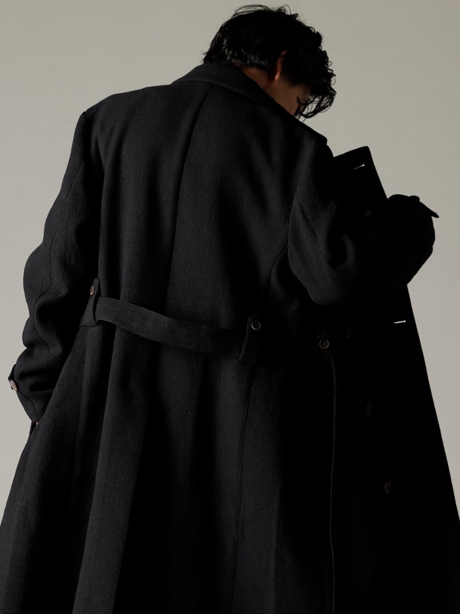 Forme D’expression(フォルメ デ エクスプレッション) 22-23AW(秋冬) ミリタリー感の強いデザイン - HC012-MDRB ウォーデン コート 3-005