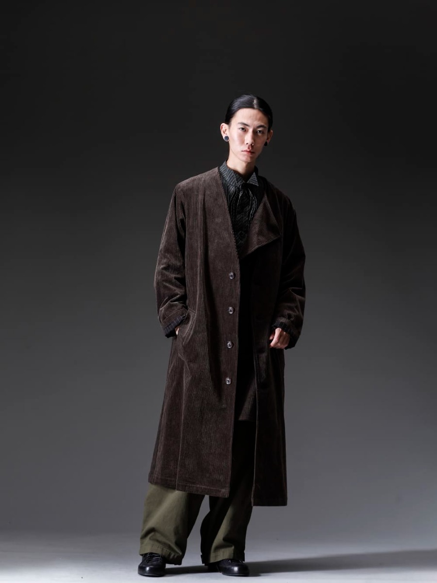 Yohji Yamamoto 22-23AW Corduroy Coat Style - FASCINATE BLOG