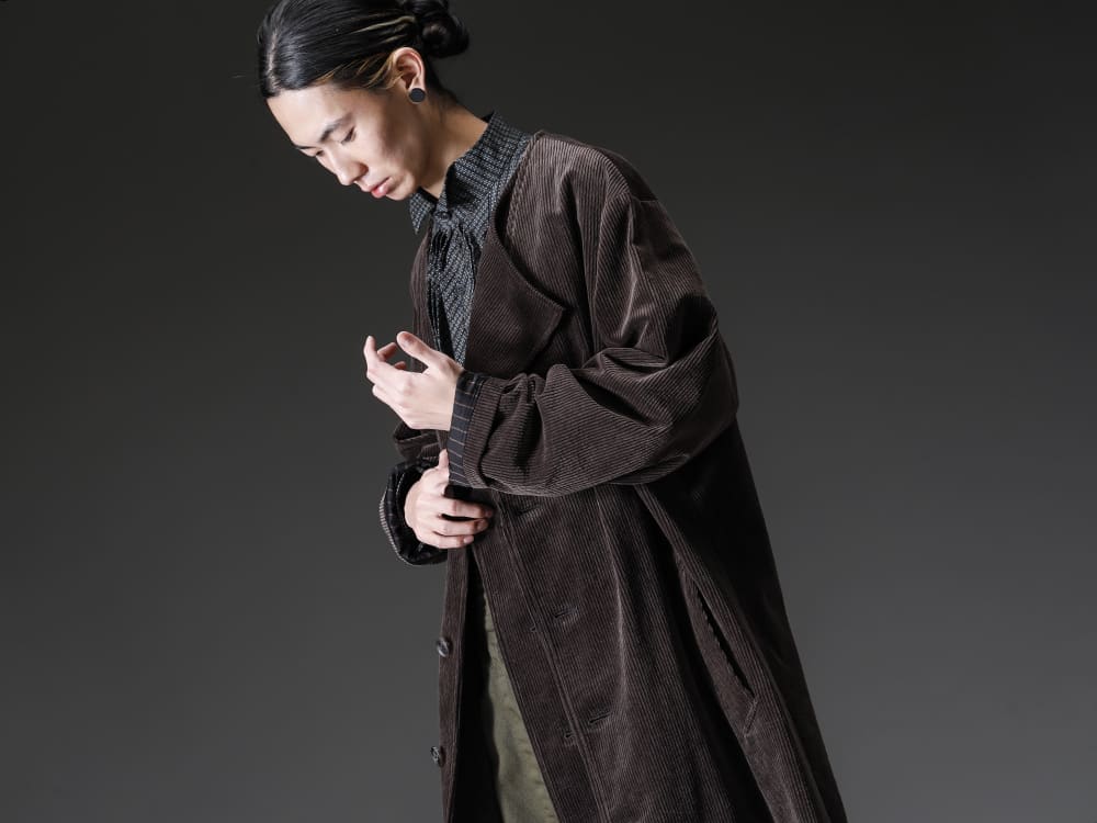 Yohji Yamamoto 22-23AW Corduroy Coat Style - FASCINATE BLOG