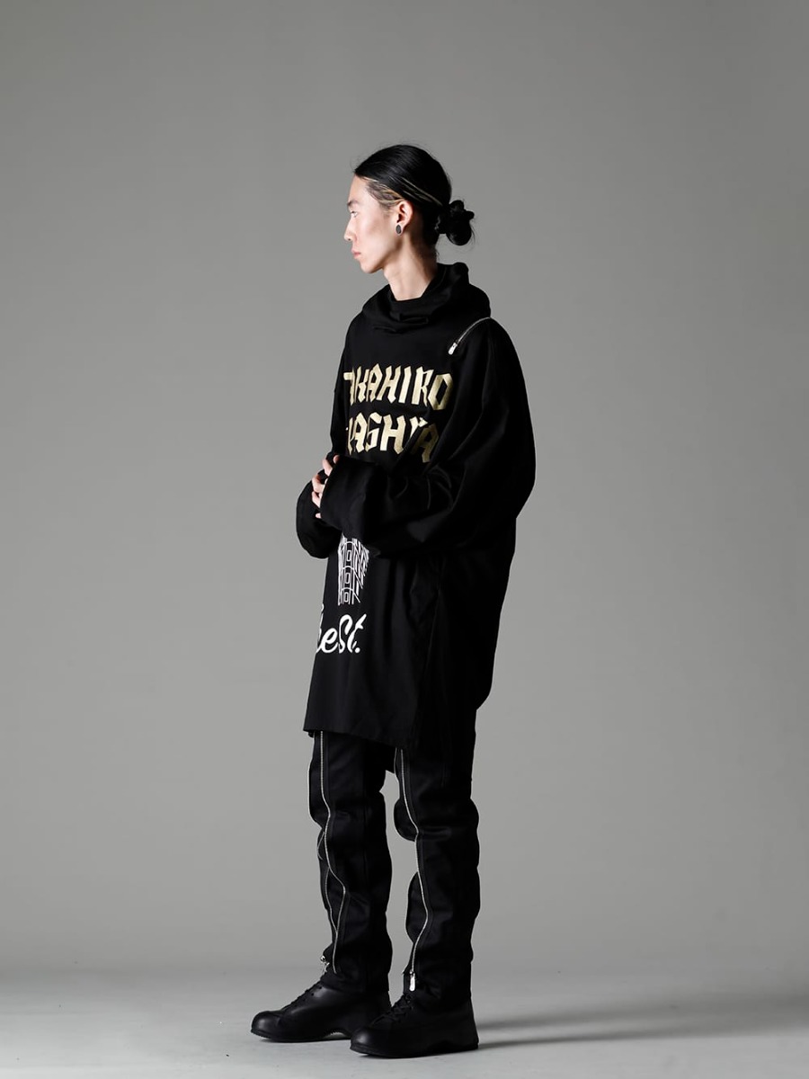 タカヒロミヤシタ ザソロイスト 2022-23AW - TAKAHIROMIYASHITATheSoloist.(タカヒロミヤシタ ザソロイスト) 2022-23AWコレクションより新作フーディーが入荷！店頭・通販共に販売中！ - sc.0006AW22(ダブルジップ バルーンシェイプド バラクラバ ネック シャツ) - 1-002