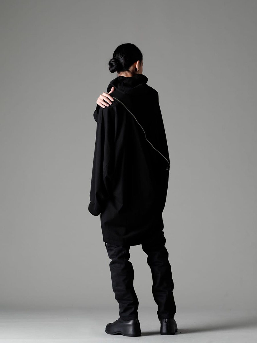 タカヒロミヤシタ ザソロイスト 2022-23AW - TAKAHIROMIYASHITATheSoloist.(タカヒロミヤシタ ザソロイスト) 2022-23AWコレクションより新作フーディーが入荷！店頭・通販共に販売中！ - sc.0006AW22(ダブルジップ バルーンシェイプド バラクラバ ネック シャツ) - 1-003