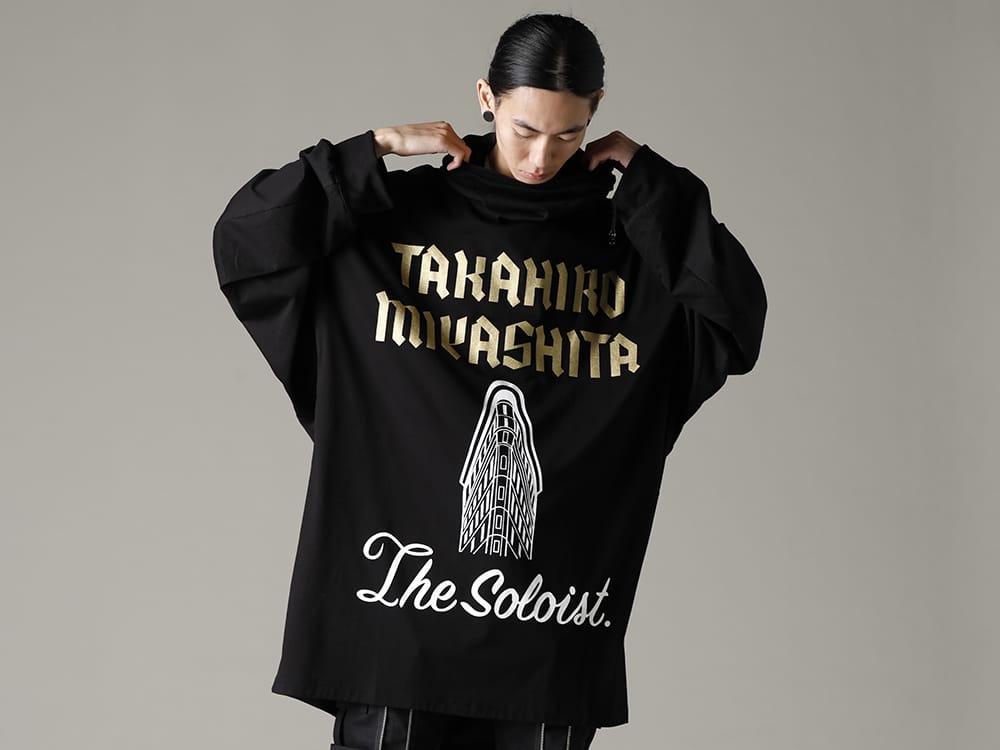 タカヒロミヤシタ ザソロイスト 2022-23AW - TAKAHIROMIYASHITATheSoloist.(タカヒロミヤシタ ザソロイスト) 2022-23AWコレクションより新作フーディーが入荷！店頭・通販共に販売中！ - sc.0006AW22(ダブルジップ バルーンシェイプド バラクラバ ネック シャツ) - 1-004