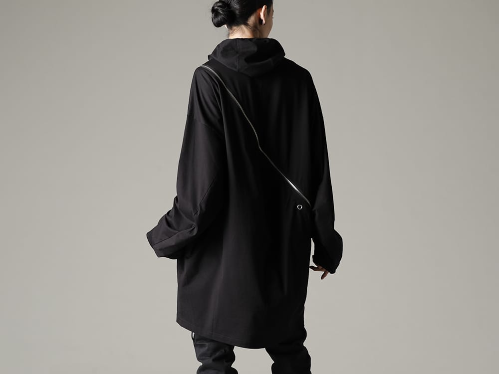 タカヒロミヤシタ ザソロイスト 2022-23AW - TAKAHIROMIYASHITATheSoloist.(タカヒロミヤシタ ザソロイスト) 2022-23AWコレクションより新作フーディーが入荷！店頭・通販共に販売中！ - sc.0006AW22(ダブルジップ バルーンシェイプド バラクラバ ネック シャツ) - 1-006