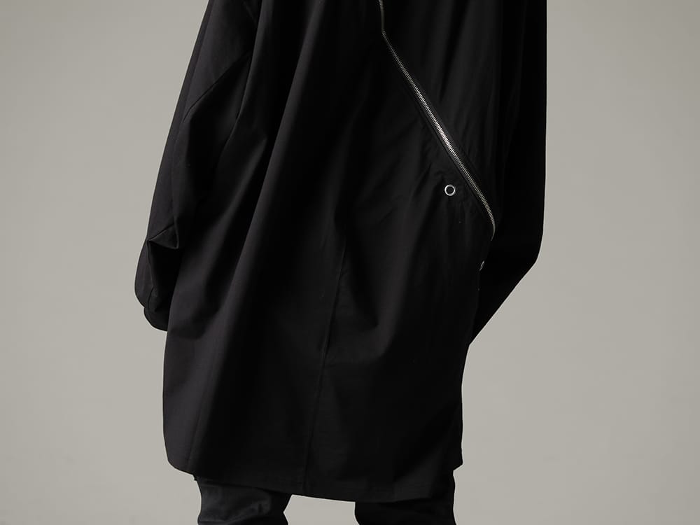 タカヒロミヤシタ ザソロイスト 2022-23AW - TAKAHIROMIYASHITATheSoloist.(タカヒロミヤシタ ザソロイスト) 2022-23AWコレクションより新作フーディーが入荷！店頭・通販共に販売中！ - sc.0006AW22(ダブルジップ バルーンシェイプド バラクラバ ネック シャツ) - 1-009