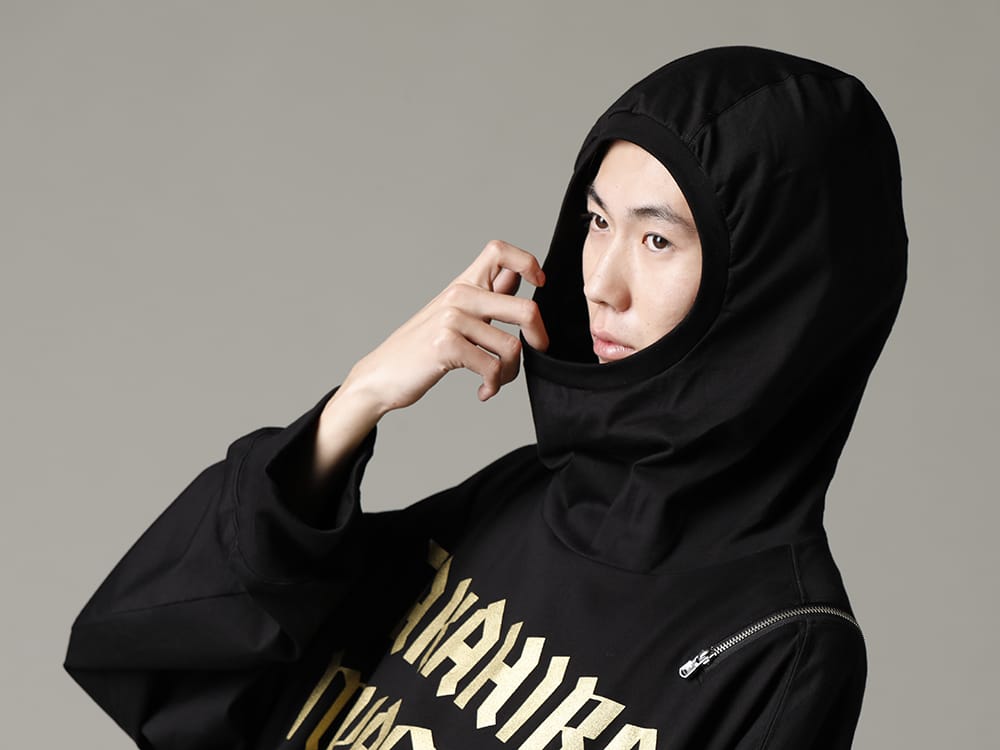 タカヒロミヤシタ ザソロイスト 2022-23AW - TAKAHIROMIYASHITATheSoloist.(タカヒロミヤシタ ザソロイスト) 2022-23AWコレクションより新作フーディーが入荷！店頭・通販共に販売中！ - sc.0006AW22(ダブルジップ バルーンシェイプド バラクラバ ネック シャツ) - 1-011