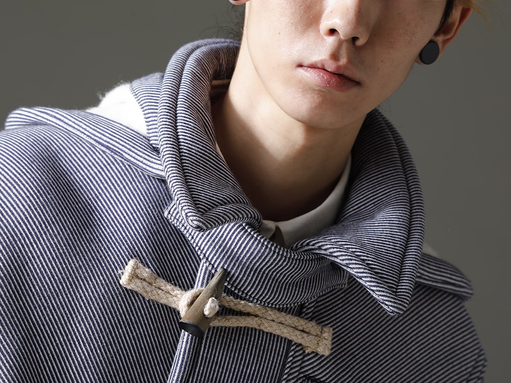 individual sentiments 22-23AW Details and material expressions that add atmosphere to basic designs  - CO44-HC2duffle coat SH21-LCW9-Ecru White Basic Shirt Ecru White 2-004