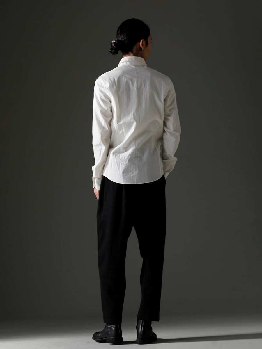 individual sentiments 22-23AW A classic item that can be used regardless of time and trend -  PA89L-MJ26 Easy Wide Pants Back Zip Middle Boots - Horse Full Grain Leather - 988X 3-002