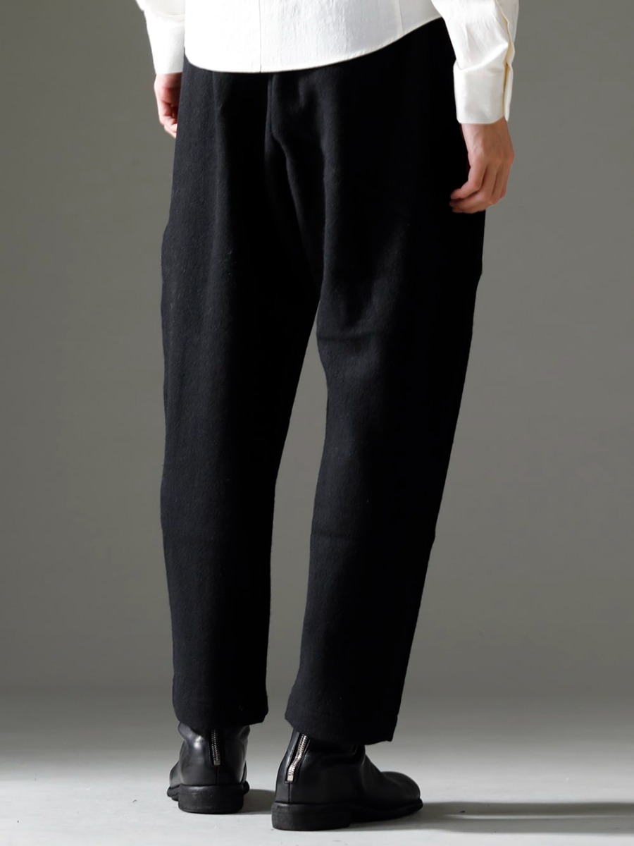 individual sentiments 22-23AW A classic item that can be used regardless of time and trend -  PA89L-MJ26 Easy Wide Pants Back Zip Middle Boots - Horse Full Grain Leather - 988X 3-005