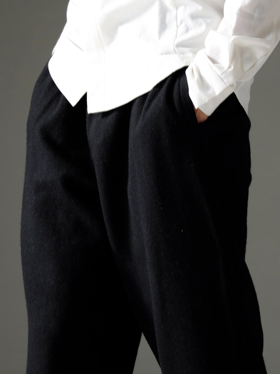 individual sentiments 22-23AW A classic item that can be used regardless of time and trend -  PA89L-MJ26 Easy Wide Pants Back Zip Middle Boots - Horse Full Grain Leather - 988X 3-004