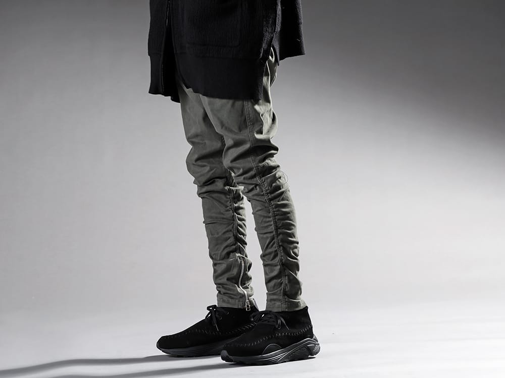 RIPVANWINKLE - リップヴァンウィンクル 2022-23AW 合わせは黒との相性が抜群なカラーのアイテムで - RB-410-D.Khaki モーターサイクル イージー D.カーキ - SCV186C018-Balck ツイストチャッカ ライト Black 3-002