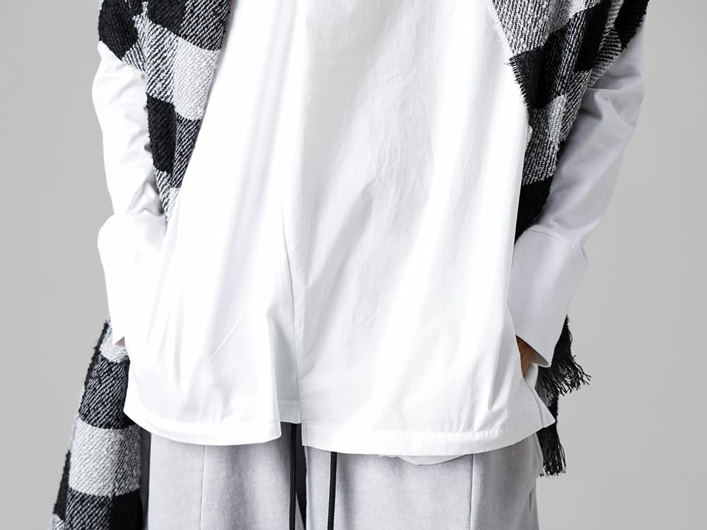 RIPVANWINKLE 2022-23AW White-colored innerwear that is precious among the collection  - RB-402-White - Cross Jersey L/S White - RB-454 - Stole 2-002