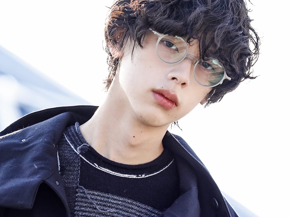 The Viridi-anne / RIGARDS 2022-23AW - A minimal long coat with a distinctive detail around the neck. - RG2001TVA-Gray-Gray-Clear(RIGARDS collaboration sunglasses - Gray+Gray / Clear+L.Mirror) - 2-009