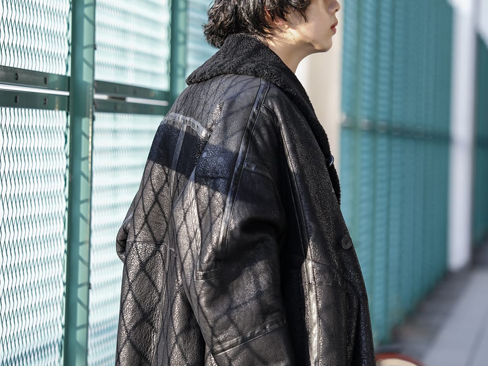 ユリウス 2022-23AW - ブランドの世界観を表現するコート - 637COM10(Mouton Gown Coat) - 2-005