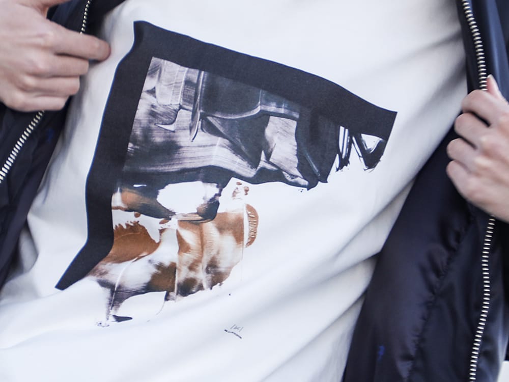 JULIUS 2022-23AW - Impactful back detail - 807CPM2-Off-White(Cotton Jersey Drape SS T-Shirts Off White) - 2-009