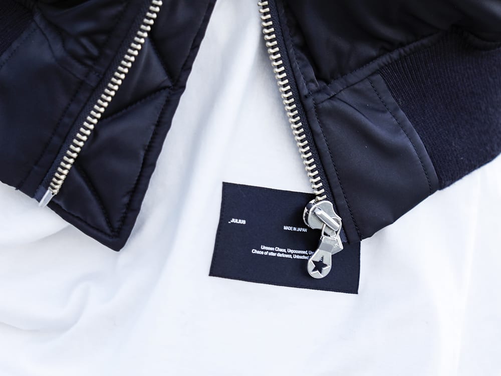 JULIUS 2022-23AW - Impactful back detail - 807CPM2-Off-White(Cotton Jersey Drape SS T-Shirts Off White) - 2-010