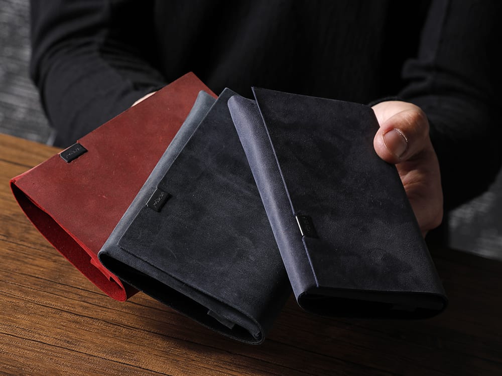 Shosa - No,No,Yes! Pocket-Size Nubuck Leather Short Wallet 1.0 - Shosa - No,No,Yes! Shosa - No,No,Yes! Short Wallet 1.0 Oil Nubuck 3-002