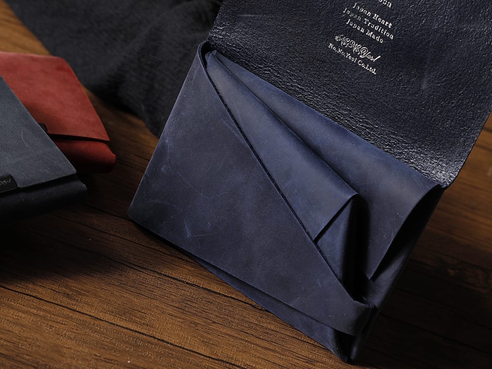 Shosa - No,No,Yes! Pocket-Size Nubuck Leather Short Wallet 1.0 - Shosa - No,No,Yes! Shosa - No,No,Yes! Short Wallet 1.0 Oil Nubuck 3-004