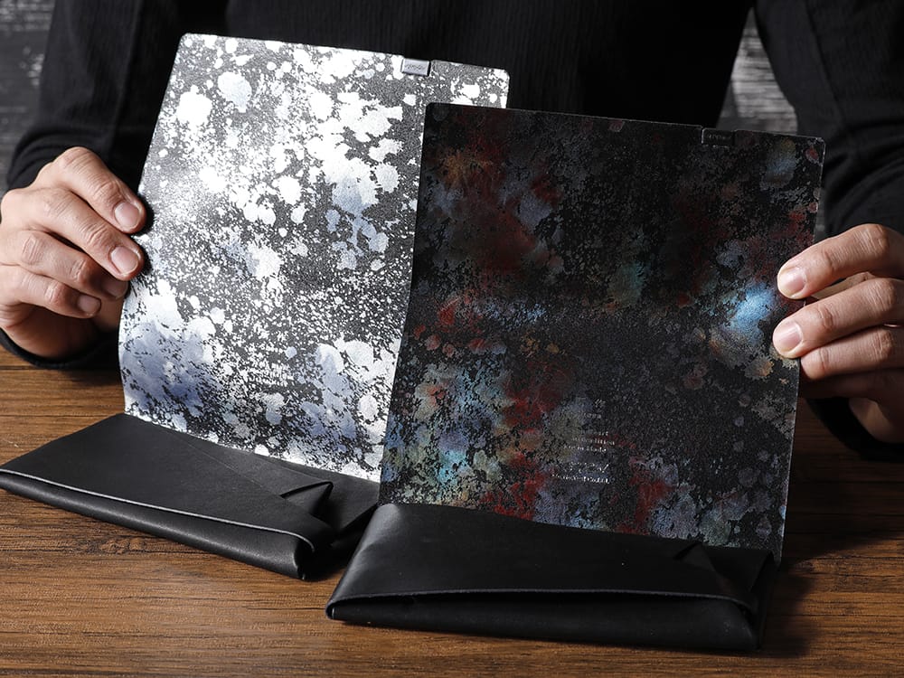 所作 - Shosa - No No Yes! 大きなコインケースや豊富なカード収納で人気のロングウォレット！ - SHO-LONG-BLK-AURORA - 所作 Shosa - No,No,Yes! ブラック×オーロラ ロングウォレット - SHO-LONG-BLK-FLORALSP - 所作 Shosa - No,No,Yes! ブラック×フローラルシルバーSP ロングウォレット 1-001