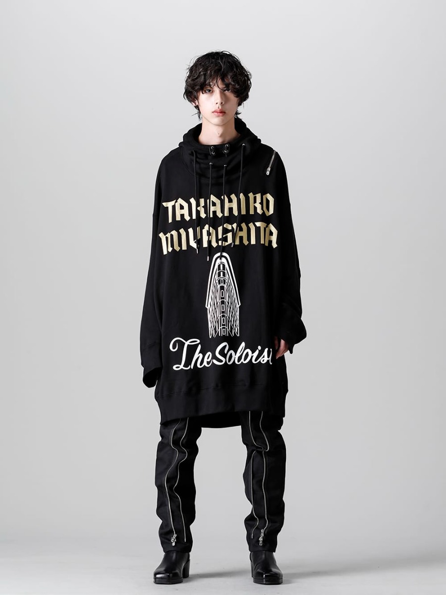 TAKAHIROMIYASHITATheSoloist. 2022-23AW double zip balloon shaped hoodie