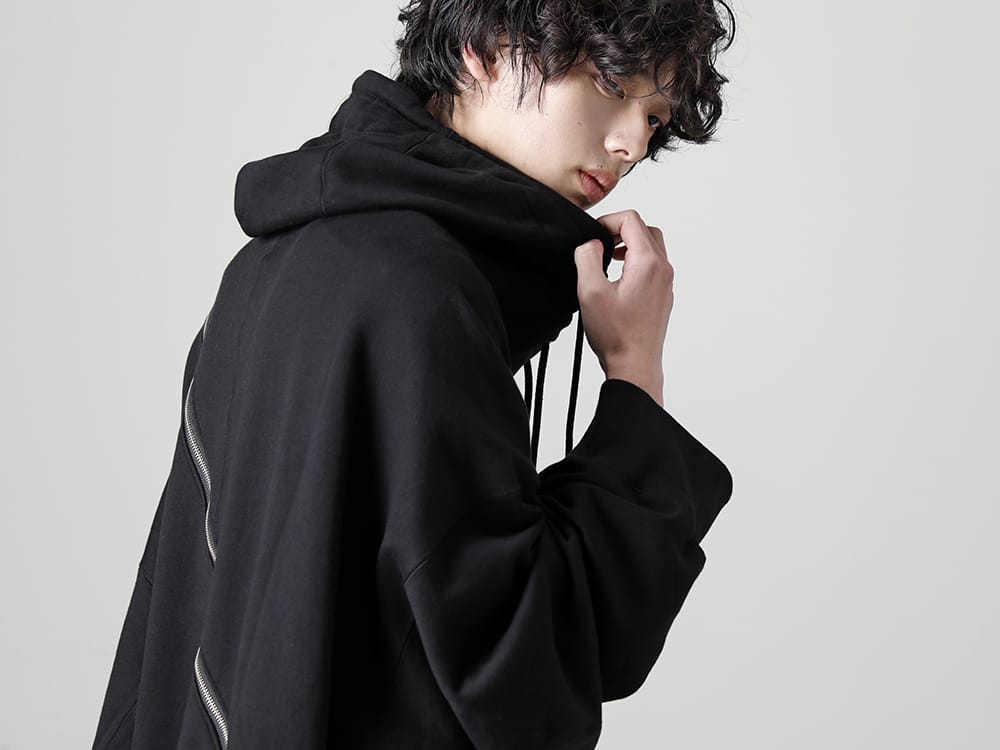TAKAHIROMIYASHITATheSoloist. 2022-23AW double zip balloon shaped hoodie 2-003