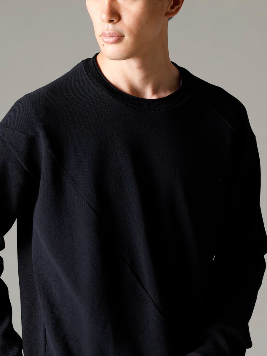 GARMENT REPRODUCTION OF WORKERS(ガーメント リプロダクション オブ ワーカース) 22-23AW(秋冬) カジモド ニットはシンプルながら存在感のあるアイテム - Quasimodo-Knit-Sew-Black カジモド ニット ソー ブラック 3-002